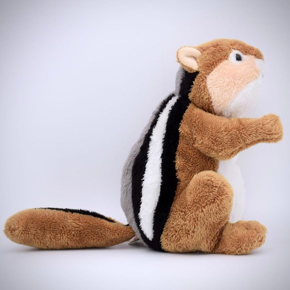Ganz Webkinz Chipmunk Plush HM217 Toy Stuffed Animal Brown Black White Stripes - Picture 4 of 6